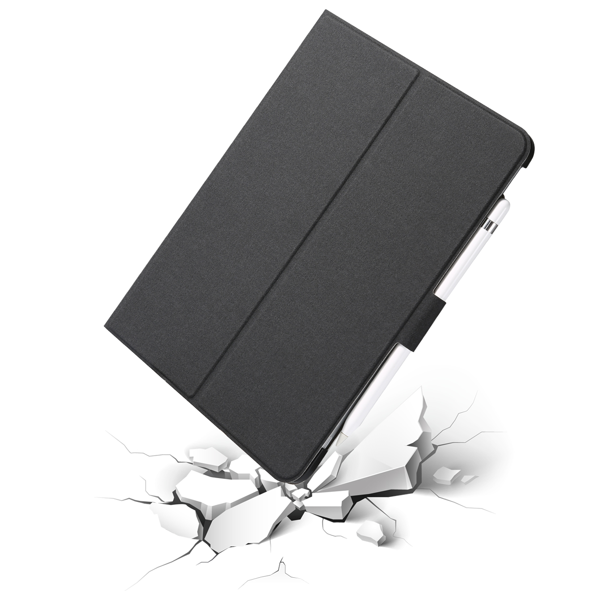 360 Degree rotation Protective Smart Folio Stand Case for iPad
